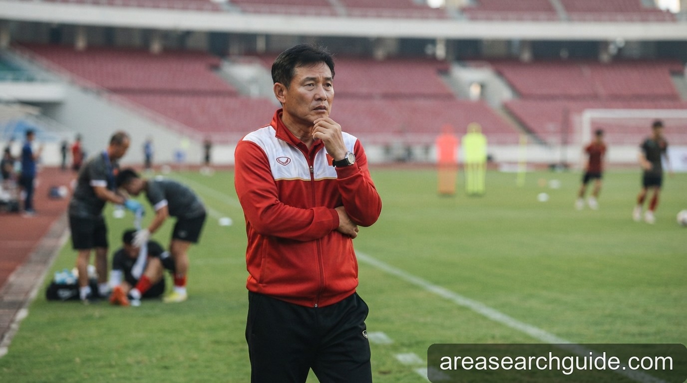 FIFA ASEAN Cup 2026: HLV Kim Sang-sik đối mặt bài toán khó khi Thành Chung rút lui